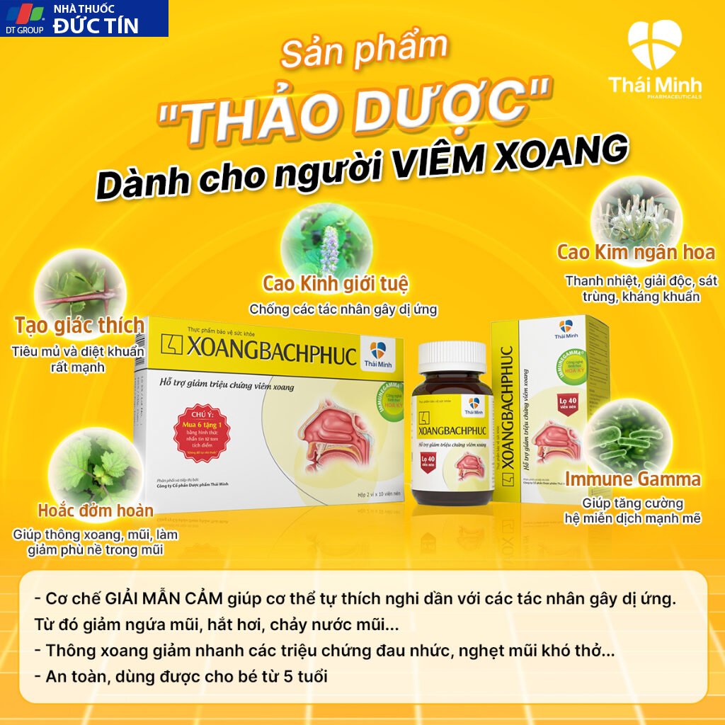 Xịt Xoang Bách Phục Thái Minh - Hỗ trợ giảm ngạt mũi, chảy nước mũi, đẩy lùi viêm xoang, viêm mũi dị ứng - Lọ 15ml 13