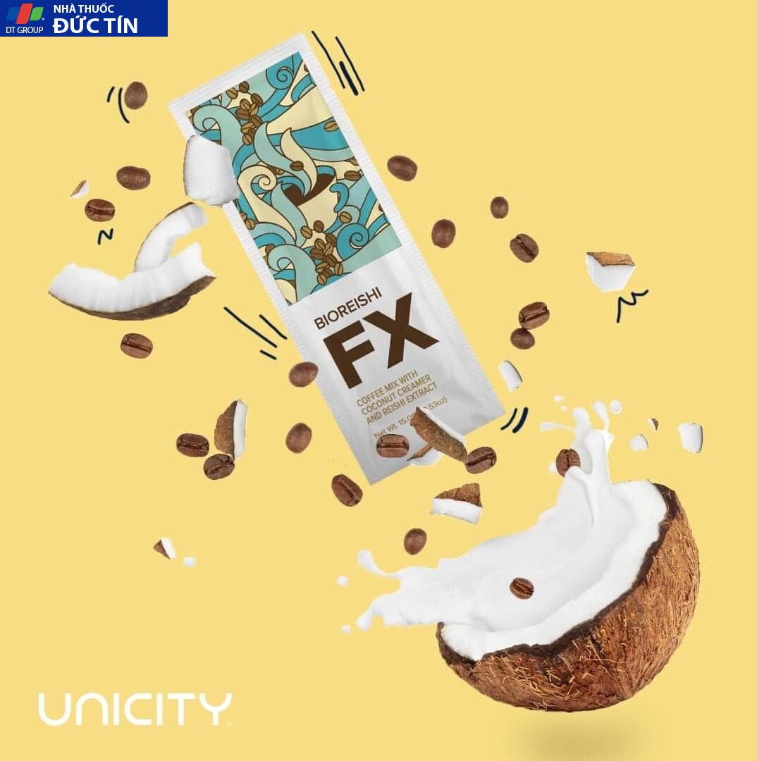 Coffee Unicity BioReiShi FX Cà Phê Linh Chi Không Đường 17 Ca phe fx khong duong