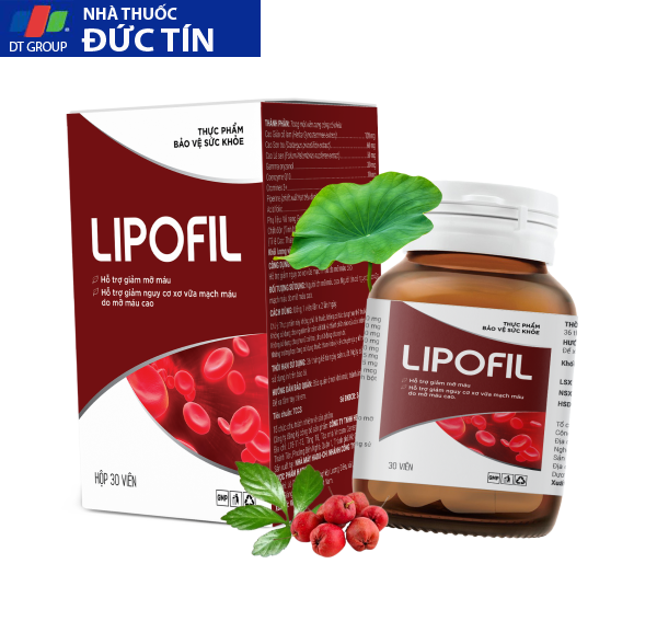 Lipofil giảm mỡ máu, ổn định huyết áp, ngừa đột quỵ 30 Lipofil VN 1