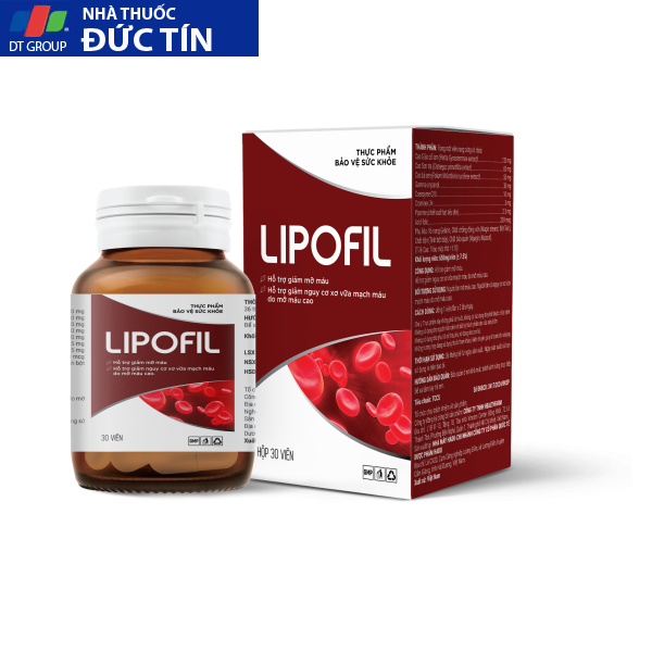 Lipofil giảm mỡ máu, ổn định huyết áp, ngừa đột quỵ 34 Lipofil VN1 1