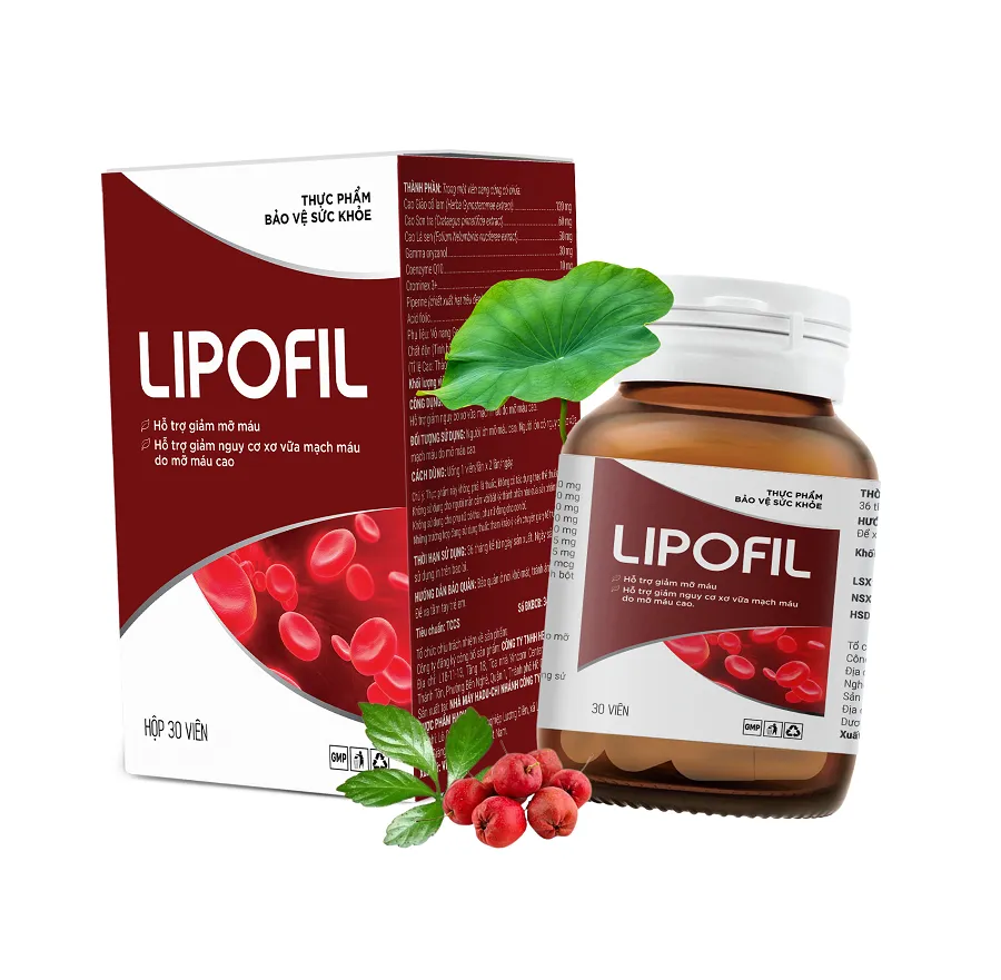 Lipofil giảm mỡ máu, ổn định huyết áp, ngừa đột quỵ 24 Lipofil vn 1