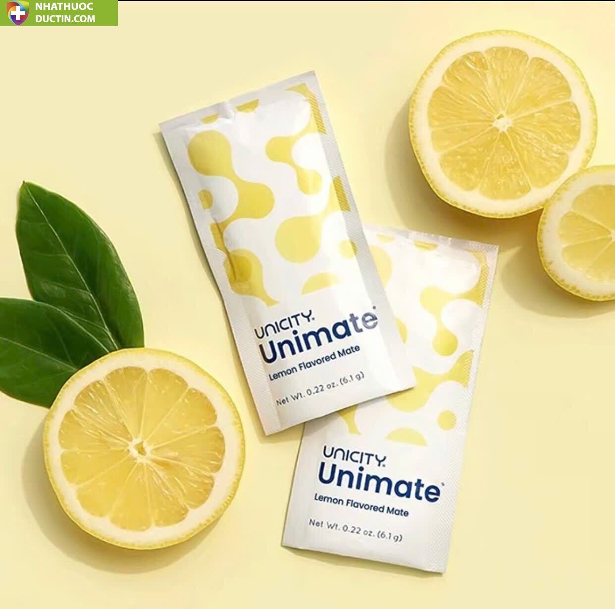 Unimate Lemon Ginger Flavored Mate Unicity hỗ trơ tăng cường năng lượng( hương chanh gừng -30gói/hộp) 19 chanh2