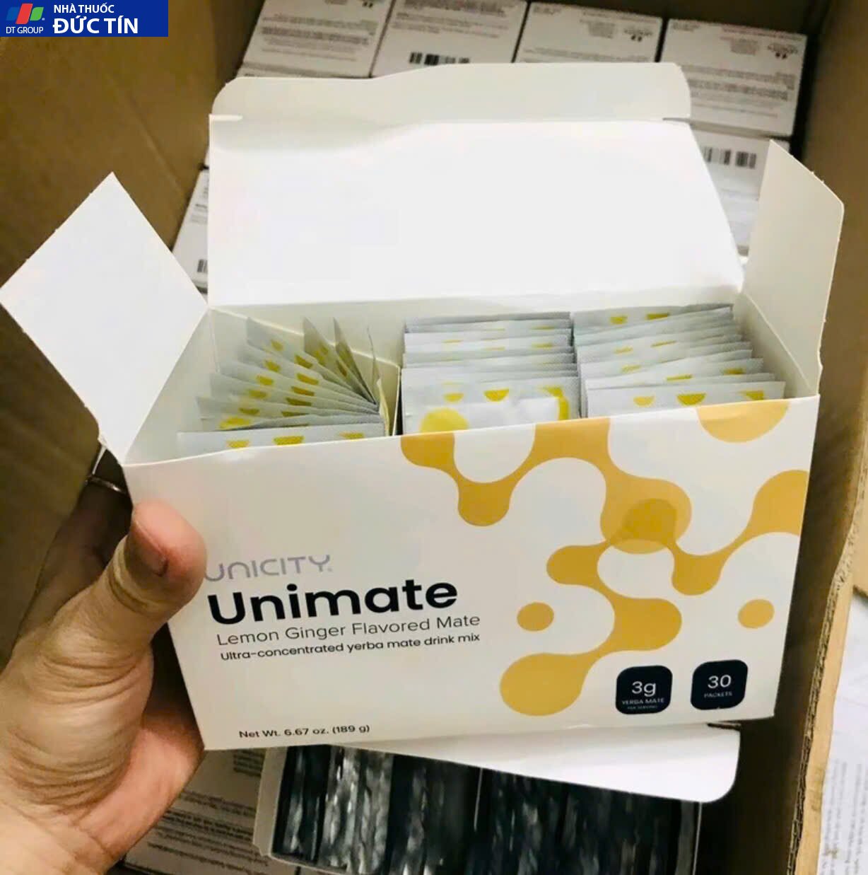 Trà Hạnh Phúc - Unimate vị Chanh Gừng 27 chanh3