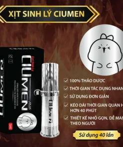 Xịt Ciumen Plus phiên bản màu trắng bản mới