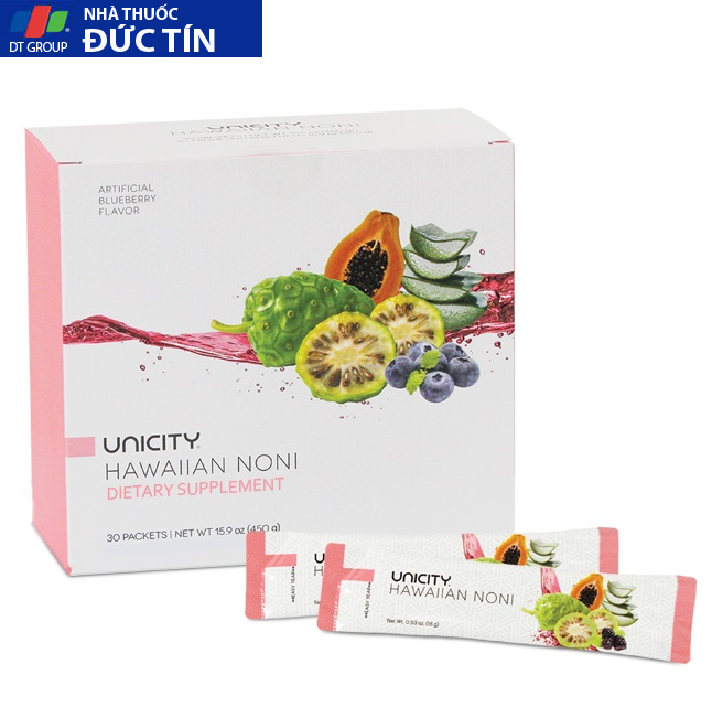 Hawaiian Noni Unicity tăng cường hệ miễn dịch (Hộp 30 gói) 12 hawai6 1