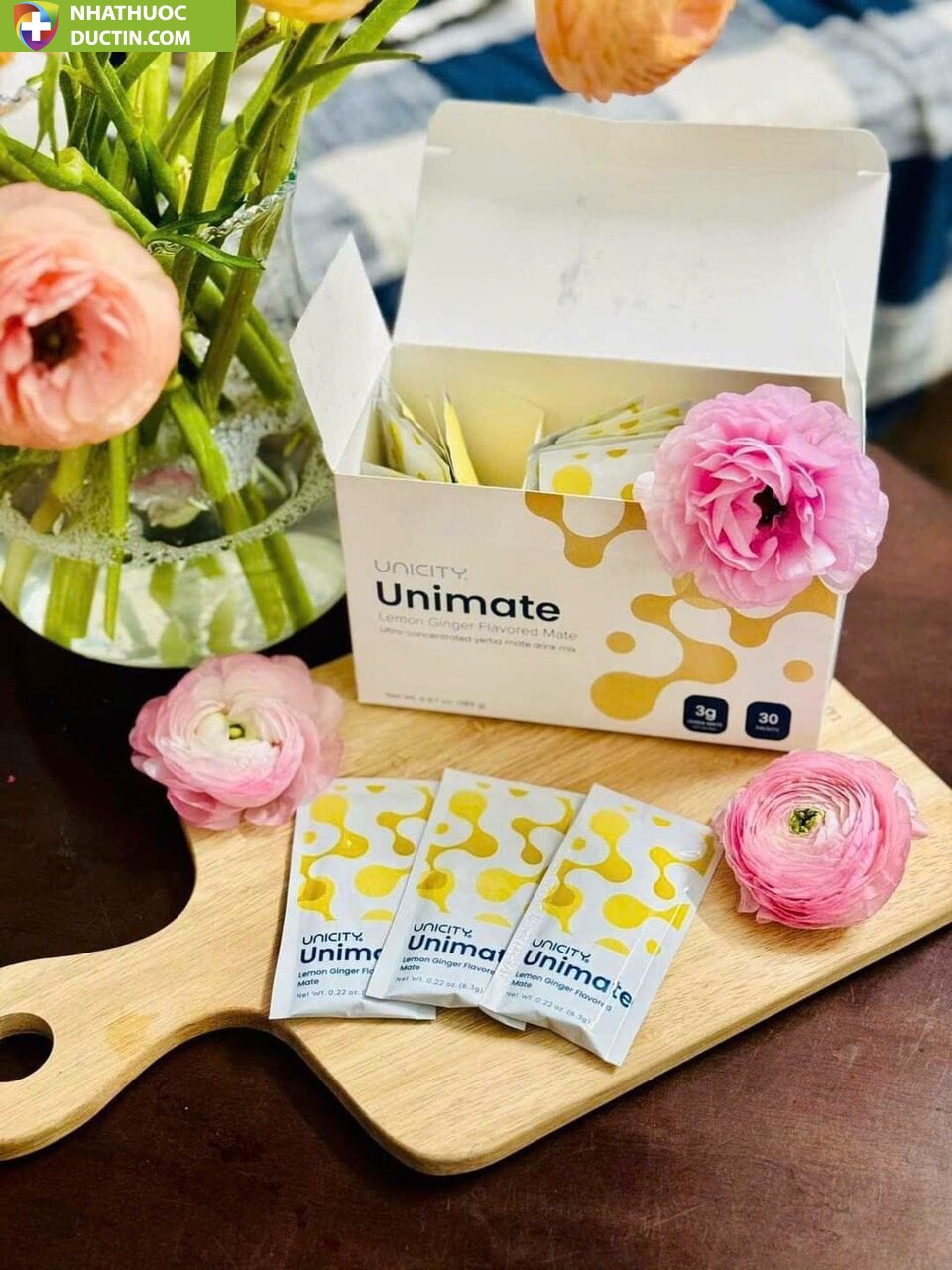 Trà Hạnh Phúc - Unimate vị Chanh Gừng 23 lo4