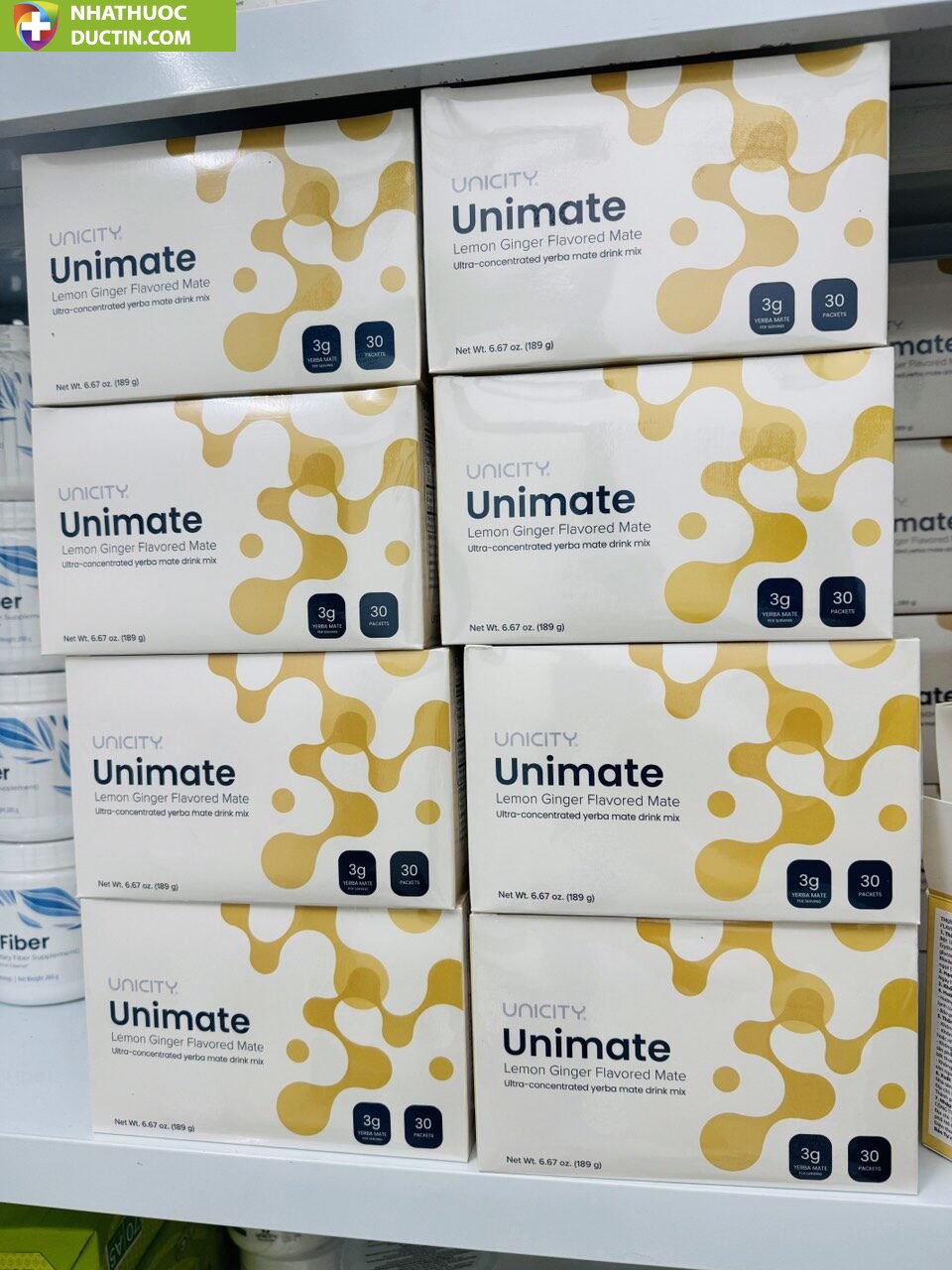 Trà Hạnh Phúc - Unimate vị Chanh Gừng 21 nate2