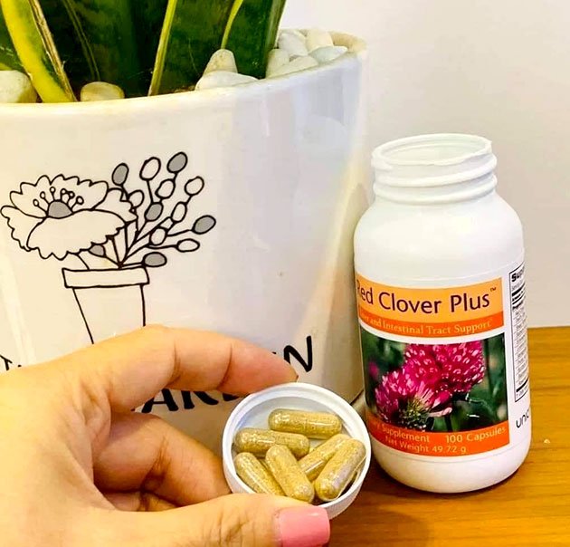 product 1672317598 variable gallery Vien uong thai doc gan Red Clover Plus Unicity chinh hang1 2