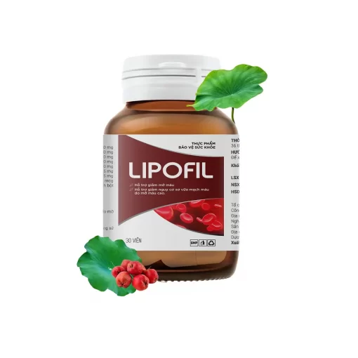 Lipofil giảm mỡ máu, ổn định huyết áp, ngừa đột quỵ 31 thuoc Lipofil 1 510x510 1
