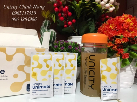 Trà Hạnh Phúc - Unimate vị Chanh Gừng 20 unimate chanh gung1
