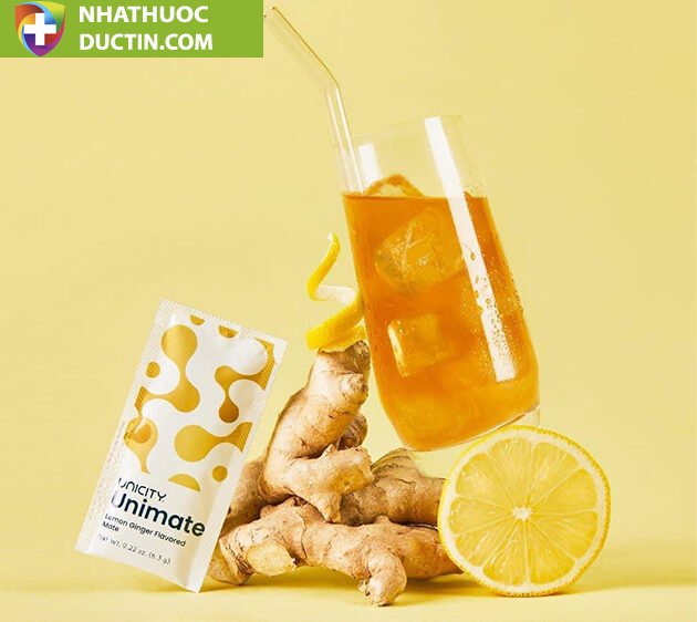 Unimate Chanh Gừng Unicity Nước Uống Chăm Sóc Não Bộ, Bổ Sung Năng Lượng 30 gói 27 Unimate chanh gung
