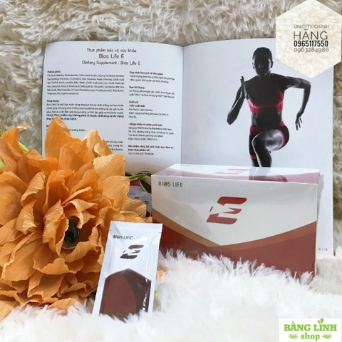 Bios Life E Unicity Sour Apple bổ sung năng lượng và hỗ trợ làm chậm quá trình lão hóa ( Vị Táo) 36 bios life e unicity