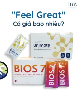Alternative view of {FEEL GREAT} BIOS 7 VÀ UNIMATE CHANH GỪNG, BỘ ĐÔI SẢN PHẨM TĂNG TỐC ĐỐT MỠ, SỨC KHỎE TIÊU HÓA