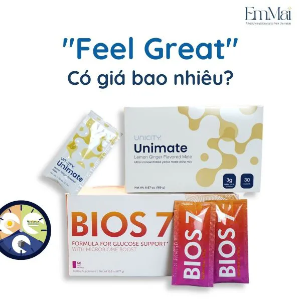 {FEEL GREAT} BIOS 7 VÀ UNIMATE CHANH GỪNG, BỘ ĐÔI SẢN PHẨM TĂNG TỐC ĐỐT MỠ, SỨC KHỎE TIÊU HÓA 18 giamca8
