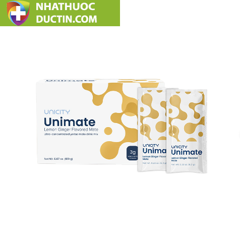 Unimate chanh gừng hỗ trợ não bộ, giúp tập trung và tỉnh táo, bổ sung năng lượng 15 mate3