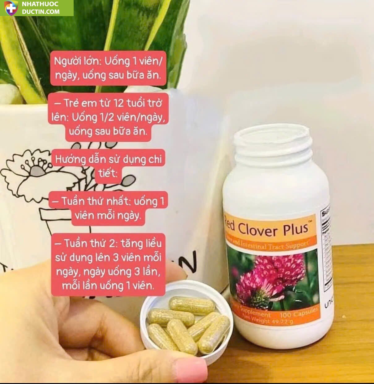 Red Clover Plus Unicity giúp thải độc gan rất tốt 51 re3