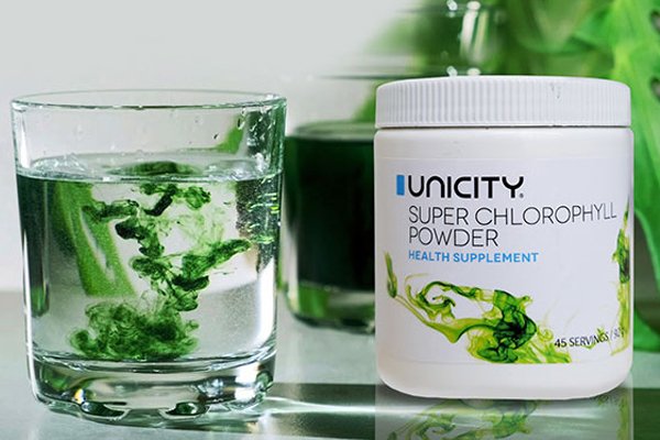 Bộ sản phẩm giảm cân của Unicity 5 unicity super chlorophyll powder 01