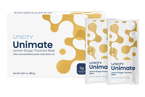 Bộ sản phẩm giảm cân của Unicity 6 unimate lemon ginger