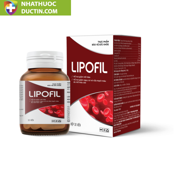 LIPOFIL Viên Uống Giảm Mỡ Máu, Mua Tại Hiệu Thuốc Giá Tốt 11 Lipofil VN MOCKUP 02 600x600 1
