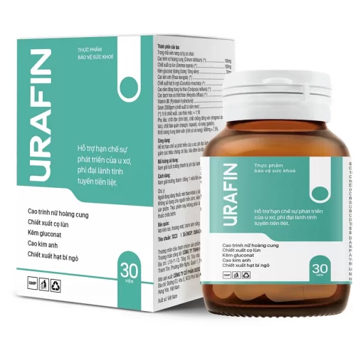Urafin hỗ trợ điều trị U Xơ tuyến tiền liệt (30 viên) 19 Urafin 3 510x479 1