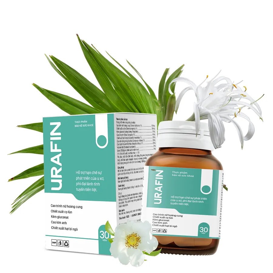 Urafin hỗ trợ điều trị U Xơ tuyến tiền liệt (30 viên) 22 Urafin 5