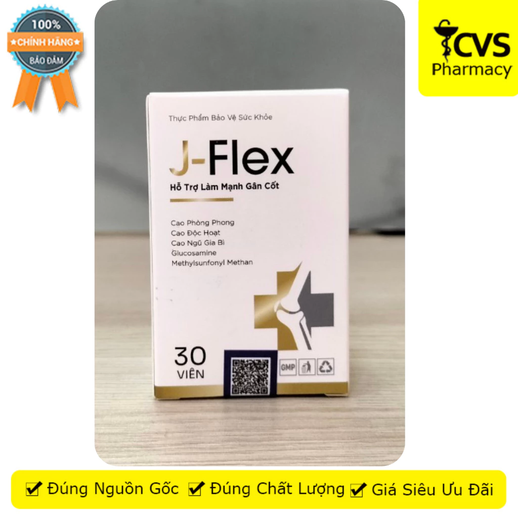 Viên uống J-Flex Hỗ Trợ Giảm Đau Nhức Xương Khớp (Hộp 30 viên) 31