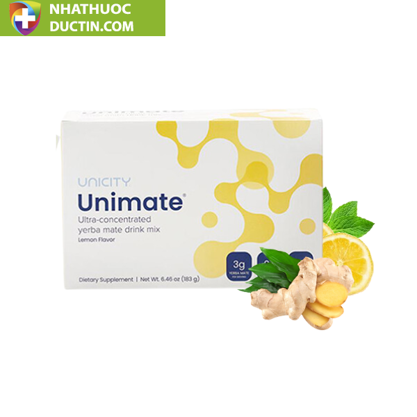 Unimate Chanh Gừng Lemon Ginger Unicity 10 unima1