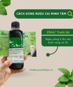 Thuốc Cai Rượu Bia Minh Tâm Chính Hãng