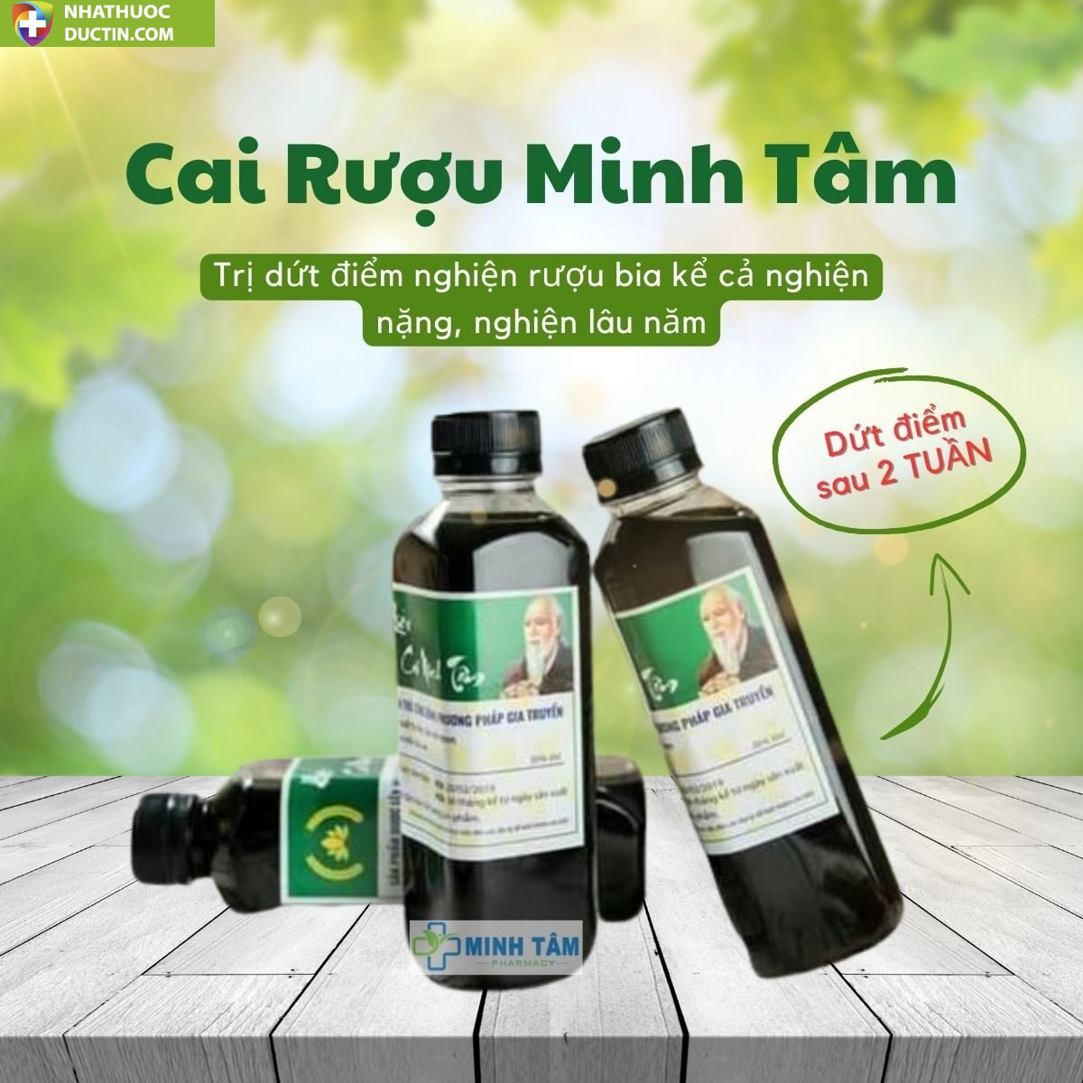Thuốc Cai Rượu Bia Minh Tâm Chính Hãng 14 cai ruou minh tam co cong dung gi