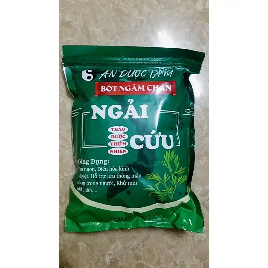 COMBO 100 Túi Lọc Ngải Cứu Ngâm Chân An Dược Tâm Thảo Dược. Ngải cứu giúp giảm căng thẳng, Mất ngủ kinh niên, lưu thông 12 chan7 1