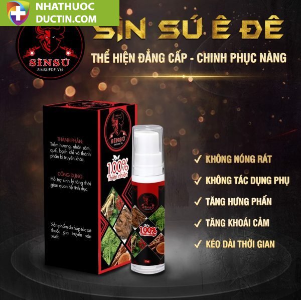 Chai Xịt Sìn Sú Ê Đê – Tây Nguyên – Kéo Dài Quan Hệ Nam Giới – (Lọ 5ml) 13 ede1 1