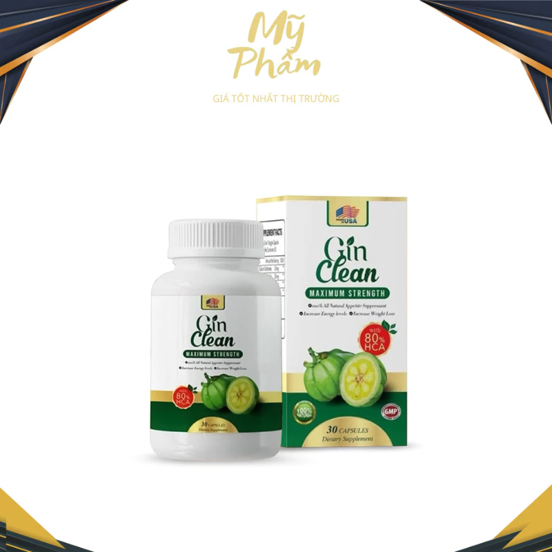 Viên uống Maximum Streghth Gin Clean giúp siết cơ, giảm cân hiệu quả nhanh chóng, dành cho người lờn thuốc 23 giam1