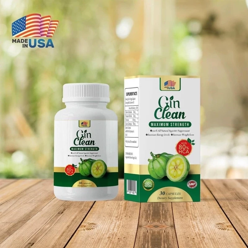 Viên uống Maximum Streghth Gin Clean giúp siết cơ, giảm cân hiệu quả nhanh chóng, dành cho người lờn thuốc 20 giam3