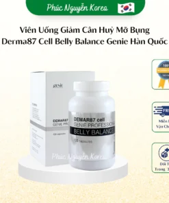 Viên Uống Giảm Cân, Huỷ Mỡ Bụng Derma87 Cell Belly Balance Genie Hàn Quốc Hộp 130 Viên
