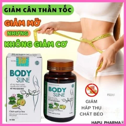 Giảm cân cấp tốc nhanh 10 kg cơ địa khó giảm hiệu quả an toàn Body Sline 30 viên uống cho mẹ bầu sau sinh và cho con bú 21 giamcan2 1