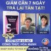 ESMOND-7 ngày giảm cân cấp tốc 1-16kg）giảm cân giảm mỡ bụng 1 hộp 10 viên