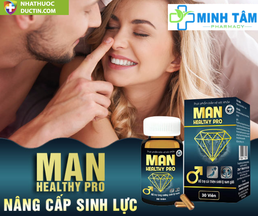 Man Healthy Pro Chính Hãng - Tăng Cường Sinh Lực Phái Mạnh 10 man healthy pro ban o dau