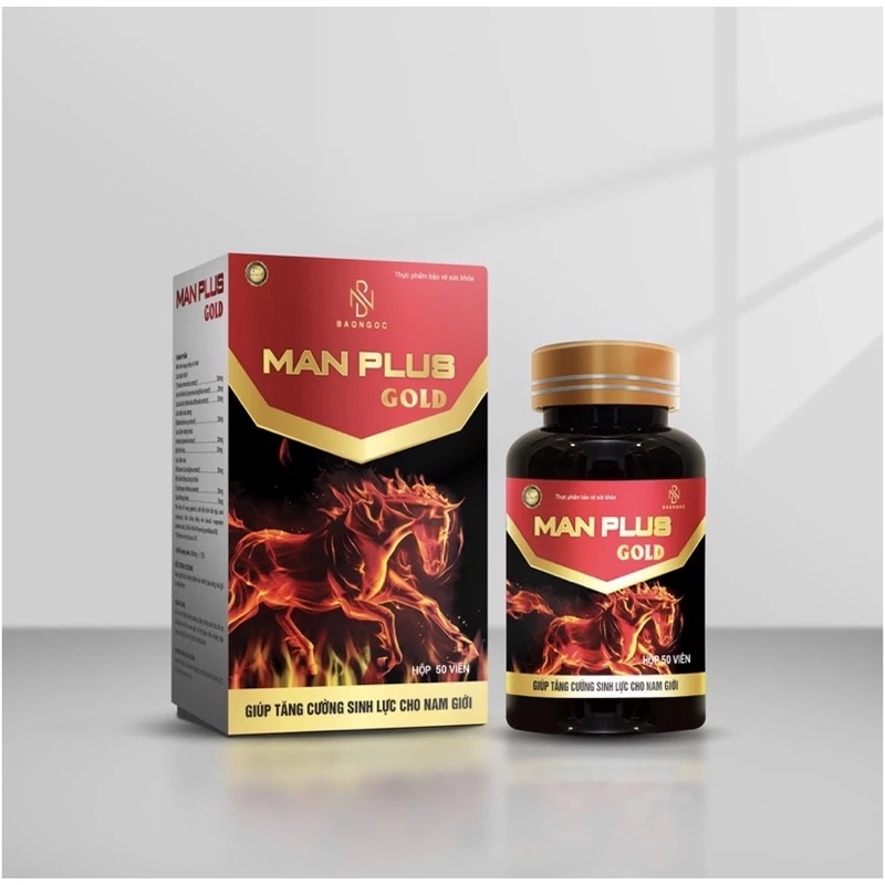 Tăng Cường Sinh Lý Nam ManPlus Gold, Chiết Xuất Thảo Dược - 1 Hộp 50 Viên - Che Tên Sản Phẩm 2 manplus