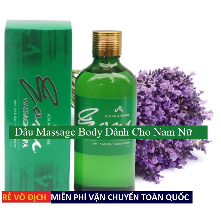 Dầu Massage Yoni Toàn Thân Cho Nam Nữ Bôi trơn & Cải thiện cảm xúc Vợ Chồng - Tăng cảm giác được yêu thương - Oil 12 massga3