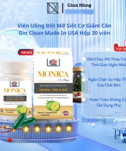 Alternative view of Viên Uống Đốt Mỡ Siết Cơ Giảm Cân Gin Clean Made In USA Hộp 30 viên