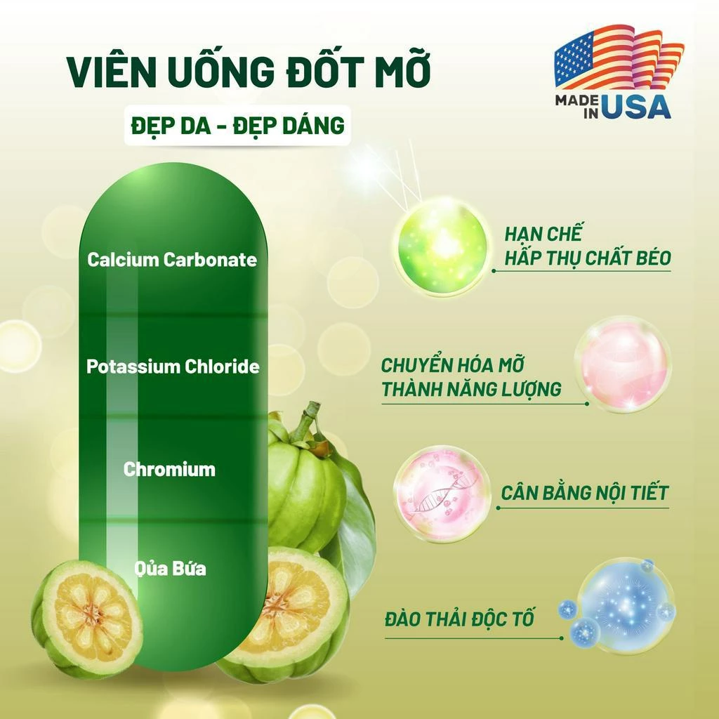 Viên Uống Đốt Mỡ Siết Cơ Giảm Cân Gin Clean Made In USA Hộp 30 viên 20 moni6