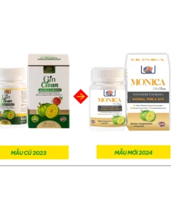 Viên uống giảm cân, siết cơ Gin Clean Maximum Strength, viên uống giảm cân hiệu quả nhanh chóng, siết cơ hộp 30 viên Mỹ