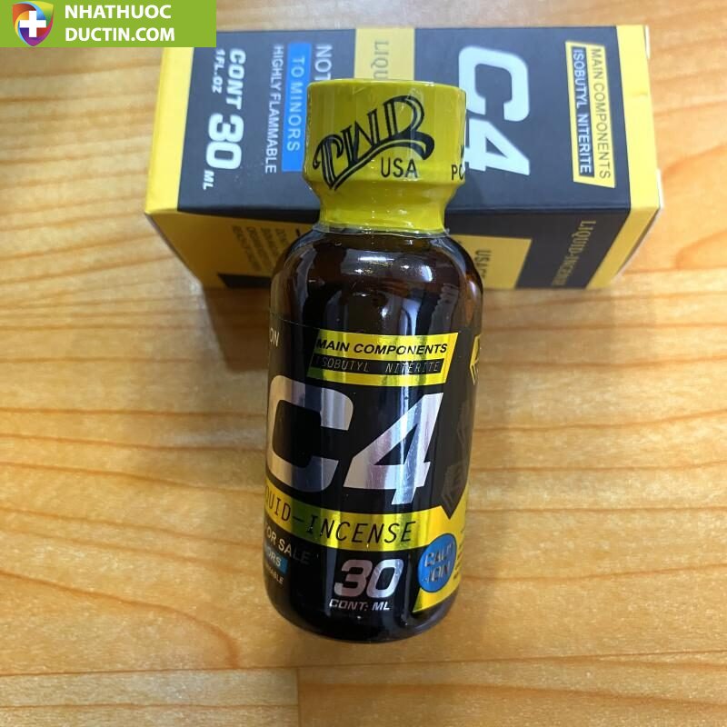 Popper C4 Vàng 30ml Chính Hãng Mỹ - Tăng Khoái Cảm Đỉnh Cao Cho Cả Top&Bot 10 nd ban chai hit tang khoai cam popper c4 vang 30ml chinh hang hao ky pwd dung ch ca tb 17247487840