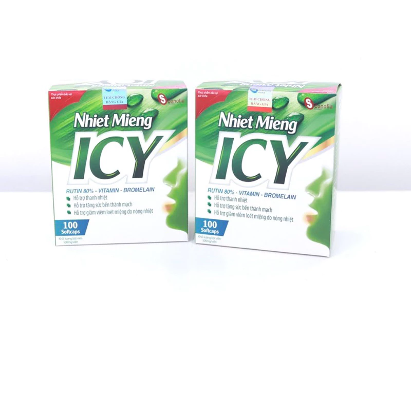 Nhiệt miệng ICY Hỗ trợ hiệu quả giúp giảm nhiệt miệng, chảy máu chân răng, Giúp làm bền vững thành mạch 17 nhiet6