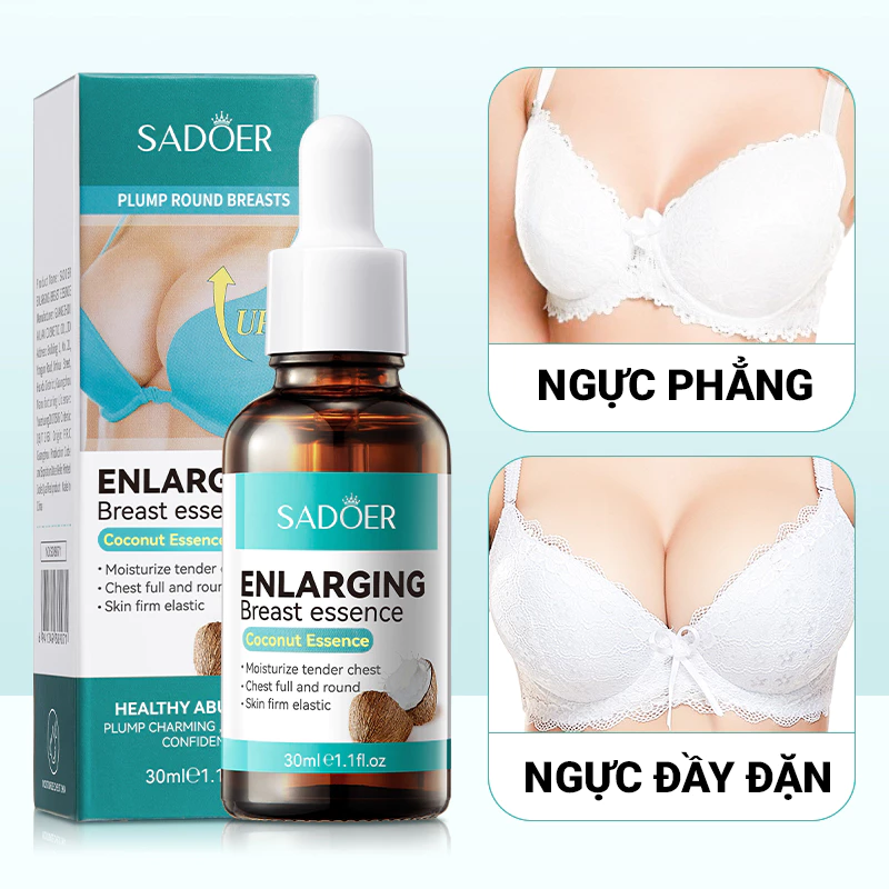 Tinh Dầu Nở Ngực Serum Nâng Ngực 30ml Làm nở ngực nhanh chóng Kích thích phát triển ngực tăng kích thước vòng một 1 Tinh Dầu Nở Ngực Serum Nâng Ngực 30ml Làm nở ngực nhanh chóng Kích thích phát triển ngực tăng kích thước vòng một