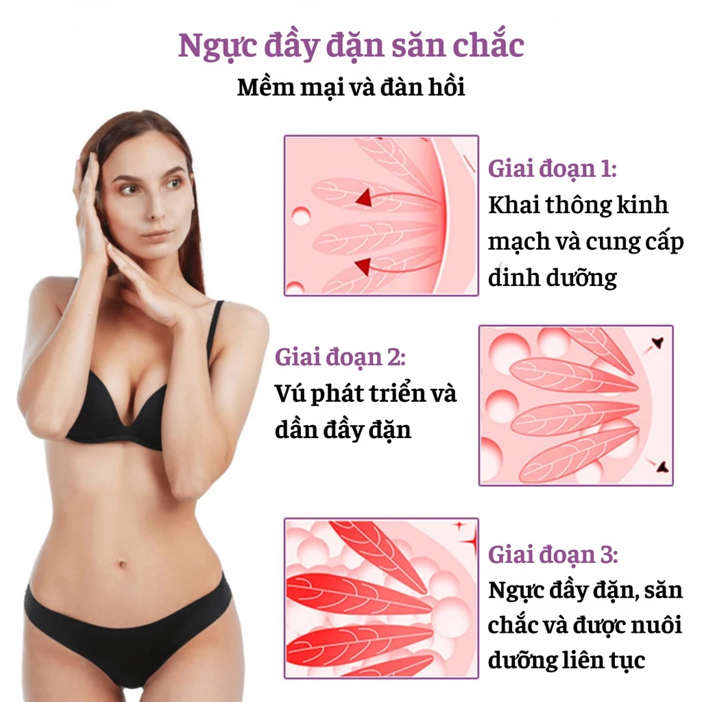 Daynee Viên Uống Nở Ngực Breast Enhancement Giúp Tăng Vòng Một Săn Chắc Hơn, Đầy Đặn Hơn, Chống Chảy Sệ Lão Hoá Ngực 17 nonguc3