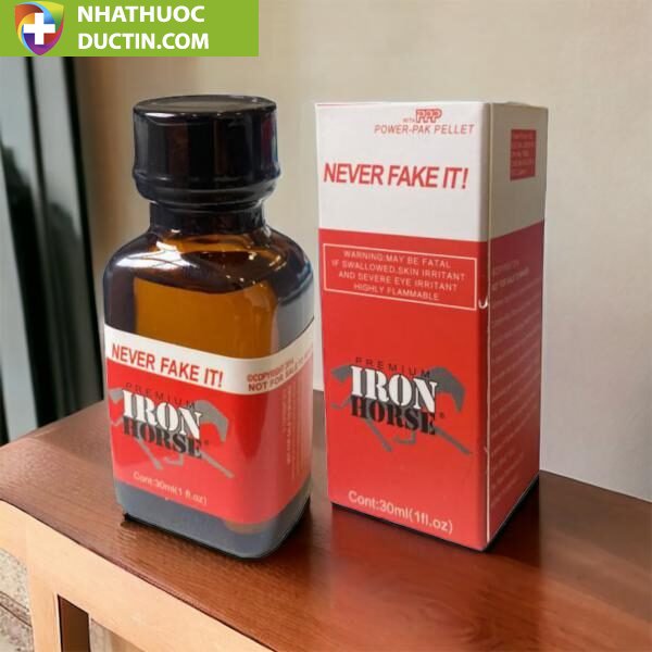 Phân Phối Chai HÍt Kích Thích Popper Premium Iron Horse 30ml Chính Hãng Mỹ Dùng Cho Top Bot 2 phan phoi chai hit kich thich popper premium iron horse 30ml chinh hang my dung cho top bot