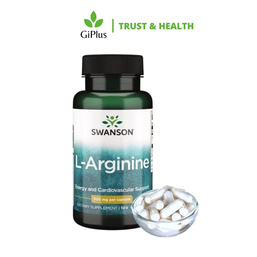 Viên Uống Hỗ Trợ Tăng Cường Sức Khỏe Sinh Lý Nam Swanson L-Arginine 500mg (100 viên/1 lọ) 13 ri4