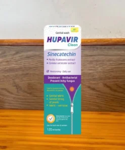 Dung dịch vệ sinh Hupavir Sinecatechin Clean 120ml hỗ trợ Sùi mào gà, gai, herpes rửa hàng ngày cho cả nam và nữ 6 rua2
