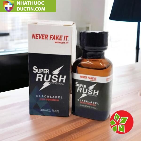 Shop Bán Popper Super Rush Orignal Đen Chai 30ml - Kích Thích Mạnh Bạo cho Top Bot - LGBT 2 shop ban popper super rush orignal den chai 30ml kich thich manh bao cho top bot lgbt